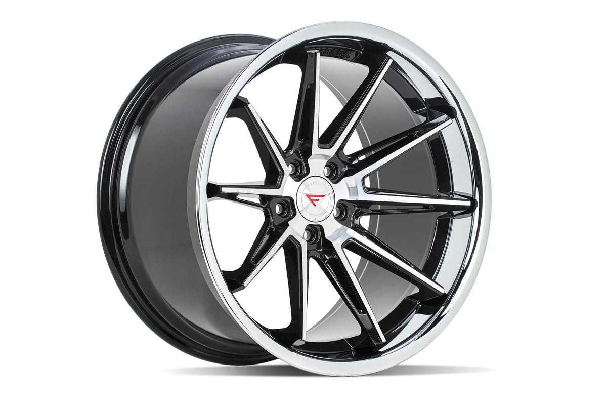 Ferrada CM2 Machine Black / Chrome Lip wheel
