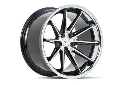 Ferrada CM2 Machine Black / Chrome Lip wheel