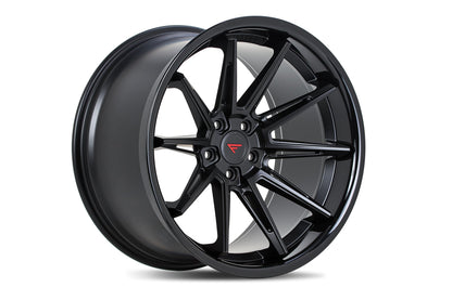 Ferrada CM2 Matte Black / Gloss Black Lip wheel