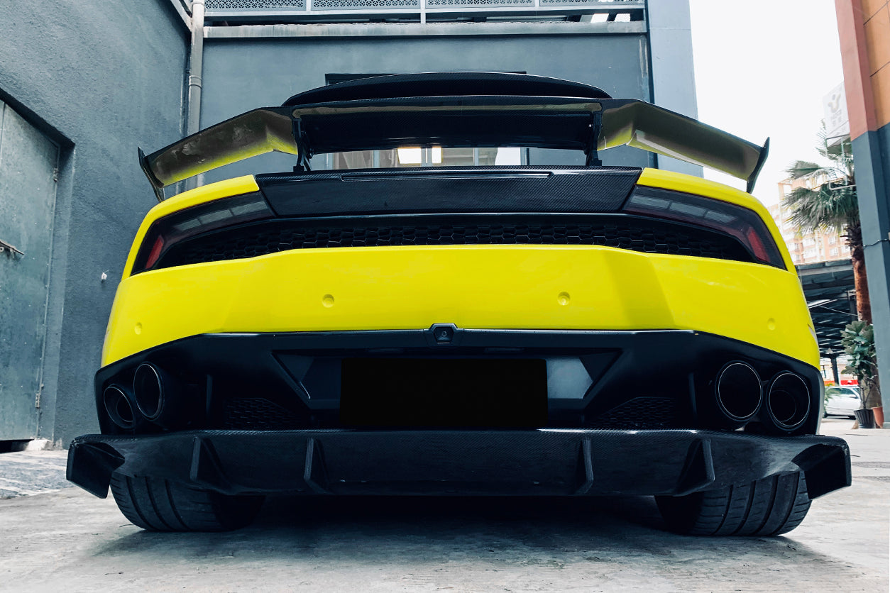 2015-2020 Lamborghini Huracan LP610 DC Style Rear Diffuser - Carbonado