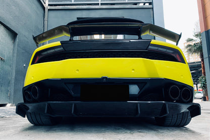 2015-2020 Lamborghini Huracan LP610 DC Style Rear Diffuser - Carbonado