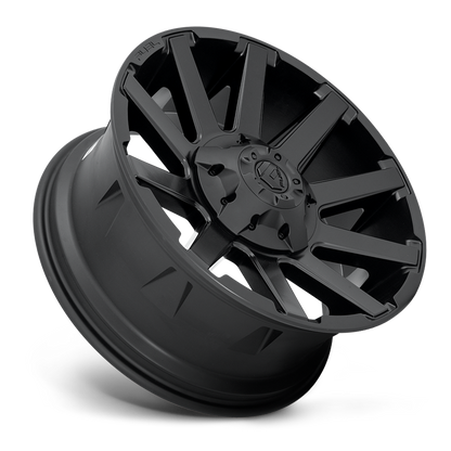 20" Fuel D437 Contra Satin Black 5x150 ( Set of 4 )