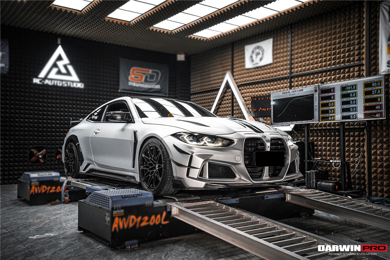 2021-UP BMW M4 G82/G83 BKSSII Style Front Bumper and Front Fender and Side Skirts - DarwinPRO Aerodynamics