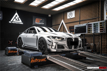2021-UP BMW M4 G82/G83 BKSSII Style Front Bumper and Front Fender and Side Skirts - DarwinPRO Aerodynamics