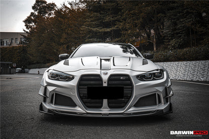 2021-UP BMW M4 G82/G83 BKSSII Style Front Bumper and Front Fender and Side Skirts - DarwinPRO Aerodynamics