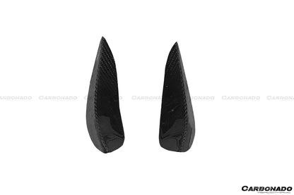 2015-2017 Mercedes Benz AMG GT/GTS RS Style Carbon Fiber Front Canards - Carbonado