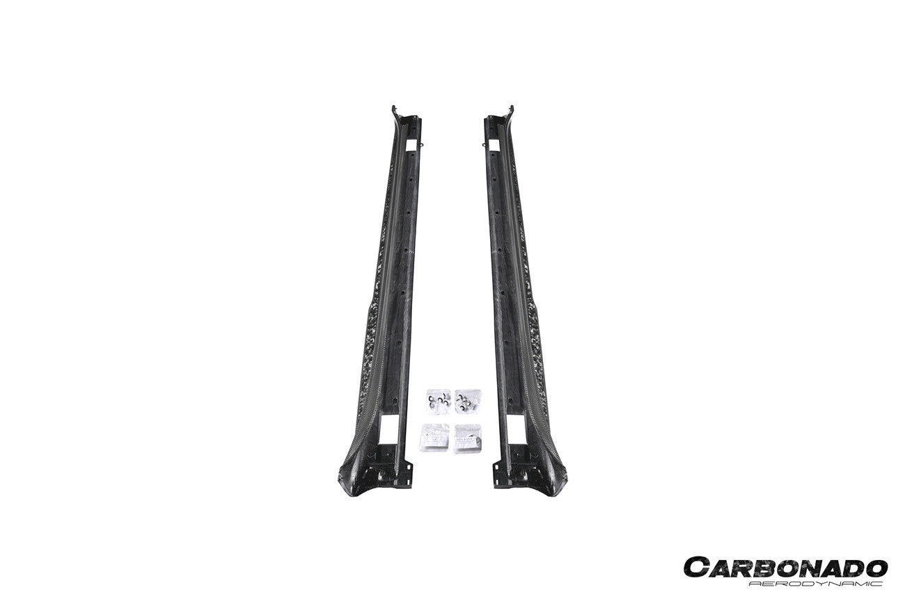 2010-2016 Porsche Panamera 970 SD Style Dry Carbon Fiber Side Skirts