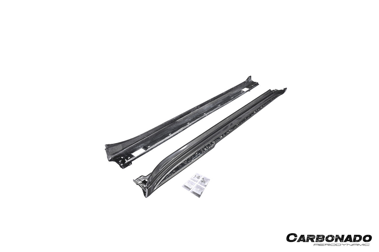 2010-2016 Porsche Panamera 970 SD Style Dry Carbon Fiber Side Skirts