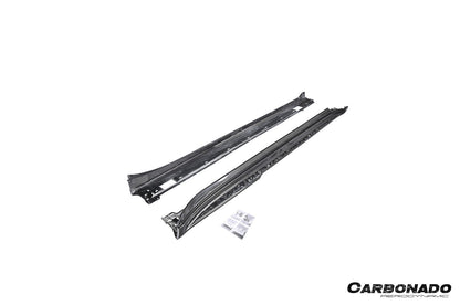 2010-2016 Porsche Panamera 970 SD Style Dry Carbon Fiber Side Skirts