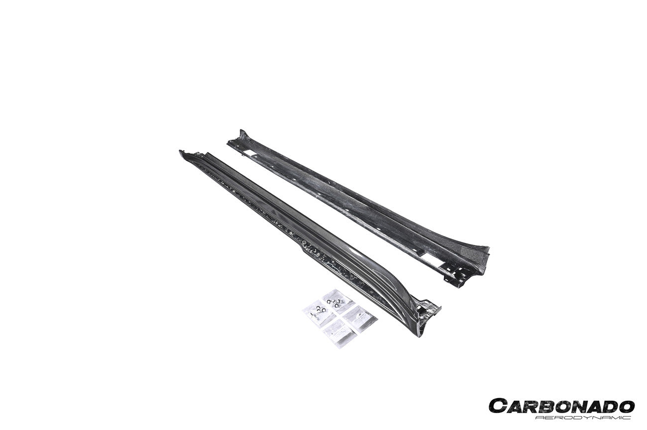 2010-2016 Porsche Panamera 970 SD Style Dry Carbon Fiber Side Skirts