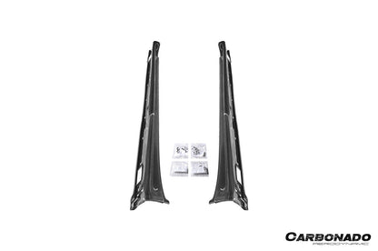 2010-2016 Porsche Panamera 970 SD Style Dry Carbon Fiber Side Skirts
