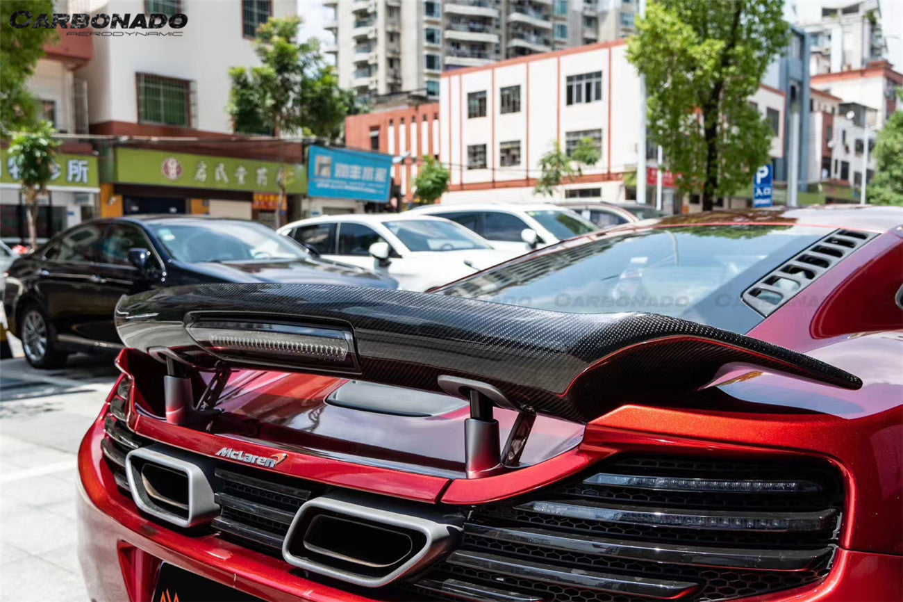 2011-2017 McLaren 650S  MP4 12C VRS Style Carbon Fiber Trunk Spoiler