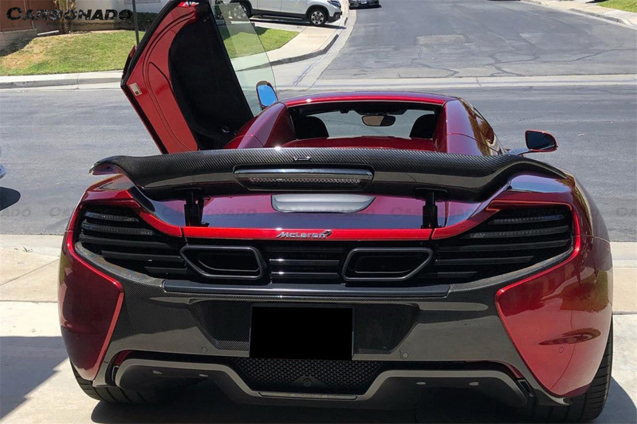 2011-2017 McLaren 650S & MP4 12C VRS Style Carbon Fiber Trunk Spoiler - Carbonado