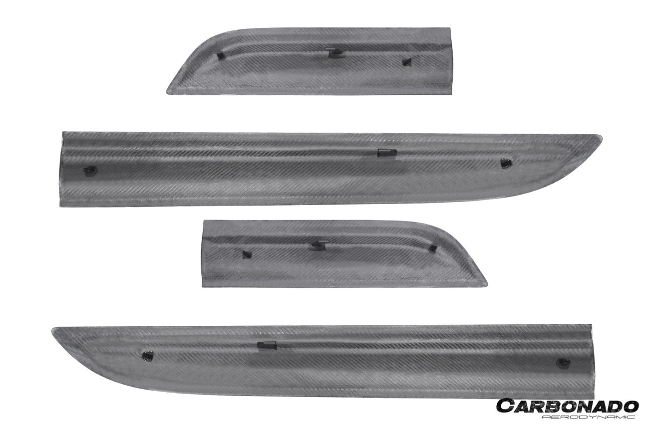 2014-2024 Porsche Macan S and Turbo and GTS 95B Convert GTS Style Dry Carbon Fiber Door Trims