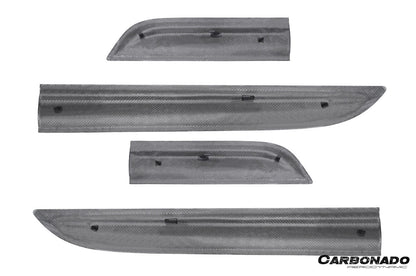 2014-2024 Porsche Macan S and Turbo and GTS 95B Convert GTS Style Dry Carbon Fiber Door Trims