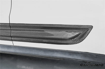 2014-2024 Porsche Macan S and Turbo and GTS 95B Convert GTS Style Dry Carbon Fiber Door Trims