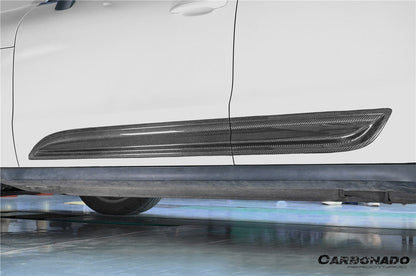 2014-2024 Porsche Macan S and Turbo and GTS 95B Convert GTS Style Dry Carbon Fiber Door Trims
