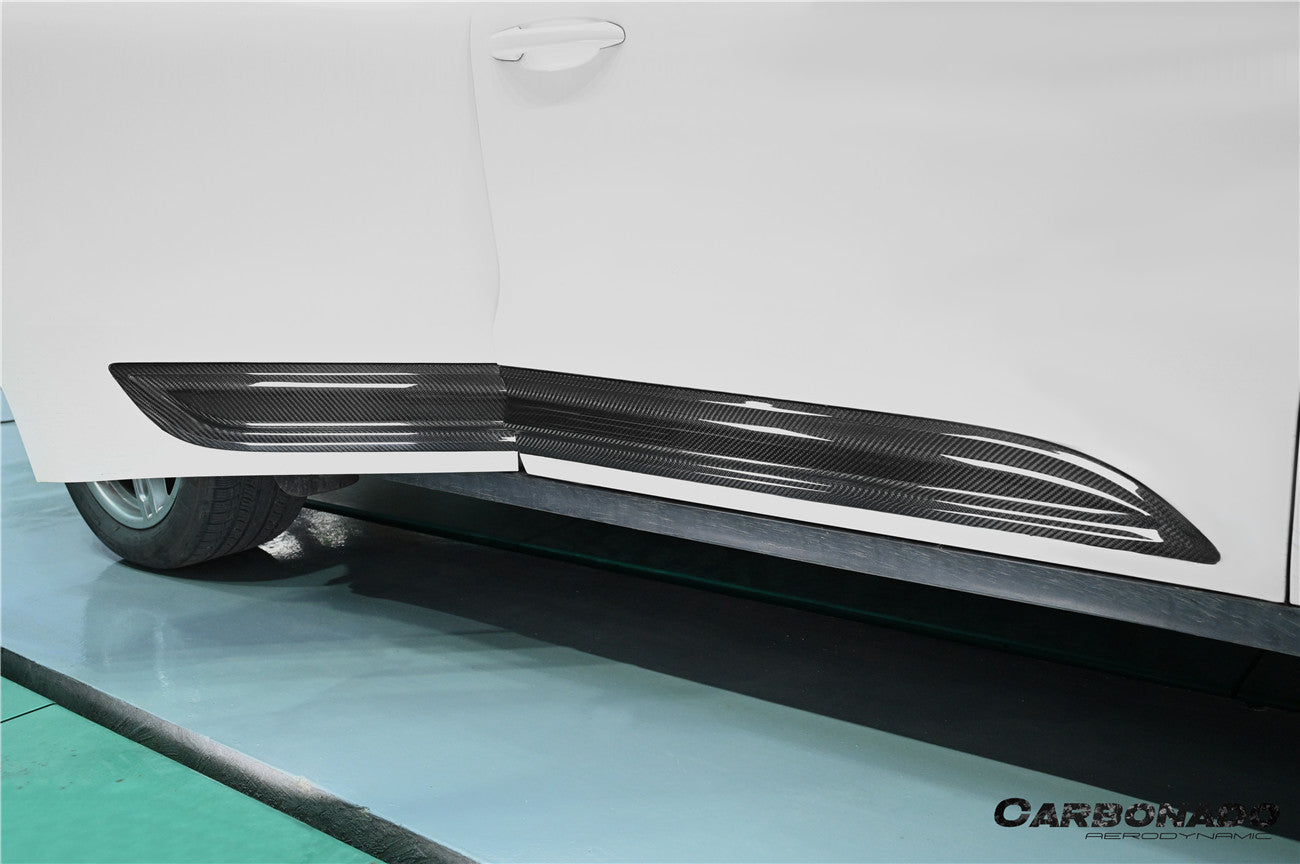 2014-2024 Porsche Macan S and Turbo and GTS 95B Convert GTS Style Dry Carbon Fiber Door Trims