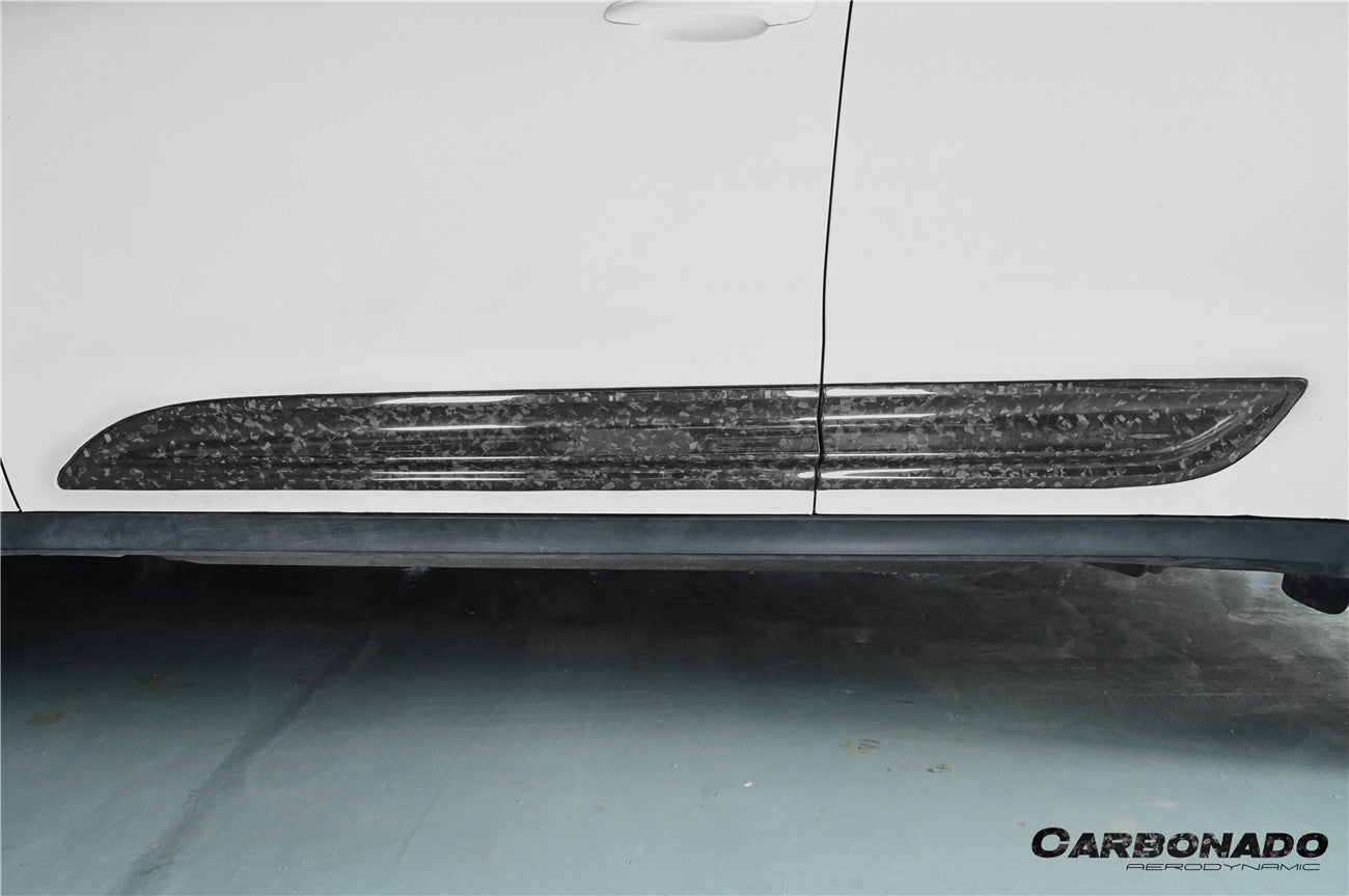 2014-2024 Porsche Macan S and Turbo and GTS 95B Convert GTS Style Dry Carbon Fiber Door Trims
