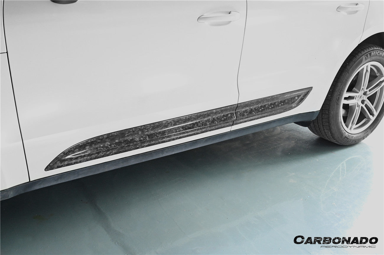 2014-2024 Porsche Macan S and Turbo and GTS 95B Convert GTS Style Dry Carbon Fiber Door Trims