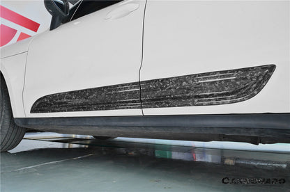 2014-2024 Porsche Macan S and Turbo and GTS 95B Convert GTS Style Dry Carbon Fiber Door Trims