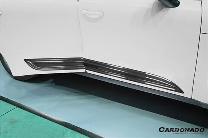 2014-2024 Porsche Macan S and Turbo and GTS 95B Convert GTS Style Dry Carbon Fiber Door Trims