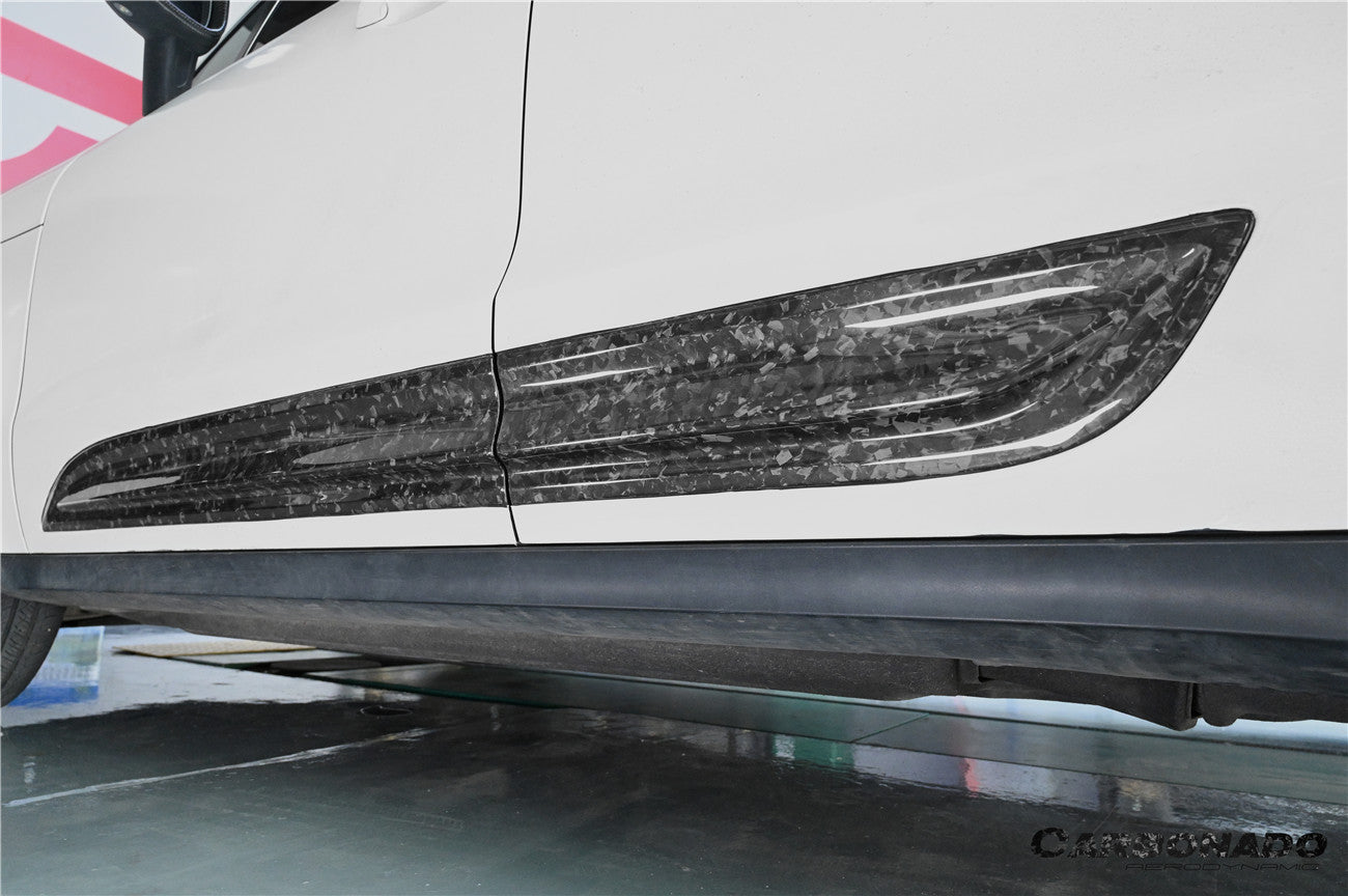 2014-2024 Porsche Macan S and Turbo and GTS 95B Convert GTS Style Dry Carbon Fiber Door Trims
