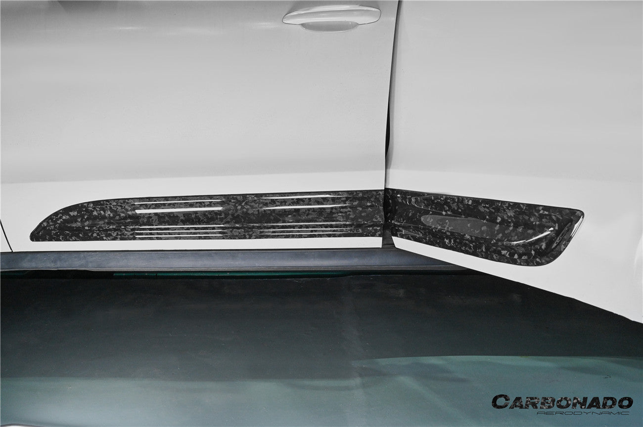 2014-2024 Porsche Macan S and Turbo and GTS 95B Convert GTS Style Dry Carbon Fiber Door Trims