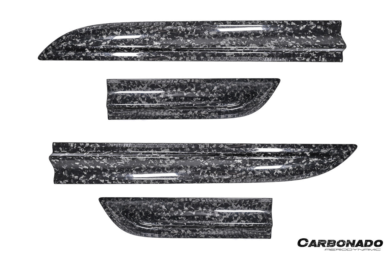 2014-2024 Porsche Macan S and Turbo and GTS 95B Convert GTS Style Dry Carbon Fiber Door Trims
