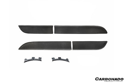 2014-2026 Porsche Macan 95B OE Style Autoclave Carbon Fiber Door Trims | Fits T, S, Turbo, GTS,