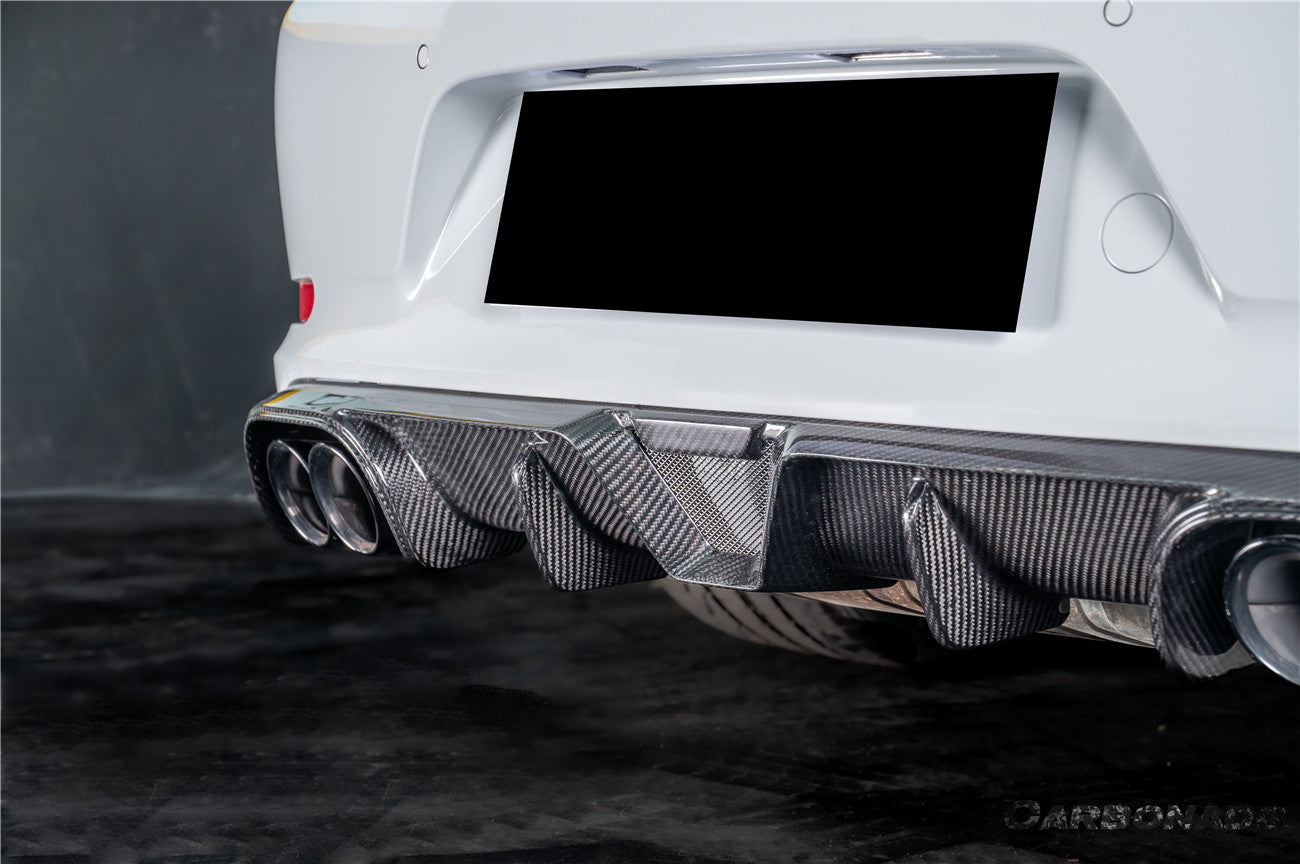 2017-2019 Porsche 911 991.2 Carrera KA Style Dry Carbon Fiber Rear Lip Diffuser