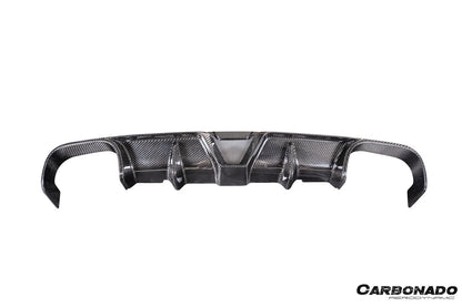 2017-2019 Porsche 911 991.2 Carrera KA Style Dry Carbon Fiber Rear Lip Diffuser