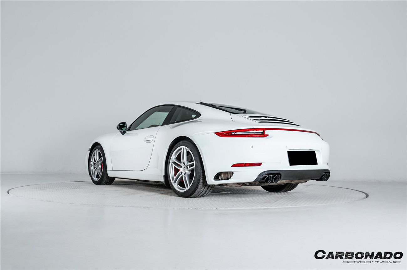 2017-2019 Porsche 911 991.2 Carrera OEM Style Dry Carbon Fiber Rear Bumper Vent Trims