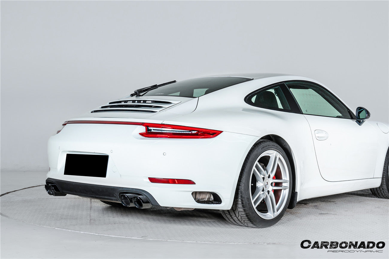 2017-2019 Porsche 911 991.2 Carrera OEM Style Dry Carbon Fiber Rear Bumper Vent Trims