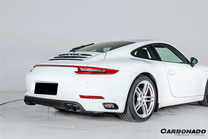 2017-2019 Porsche 911 991.2 Carrera OEM Style Dry Carbon Fiber Rear Bumper Vent Trims
