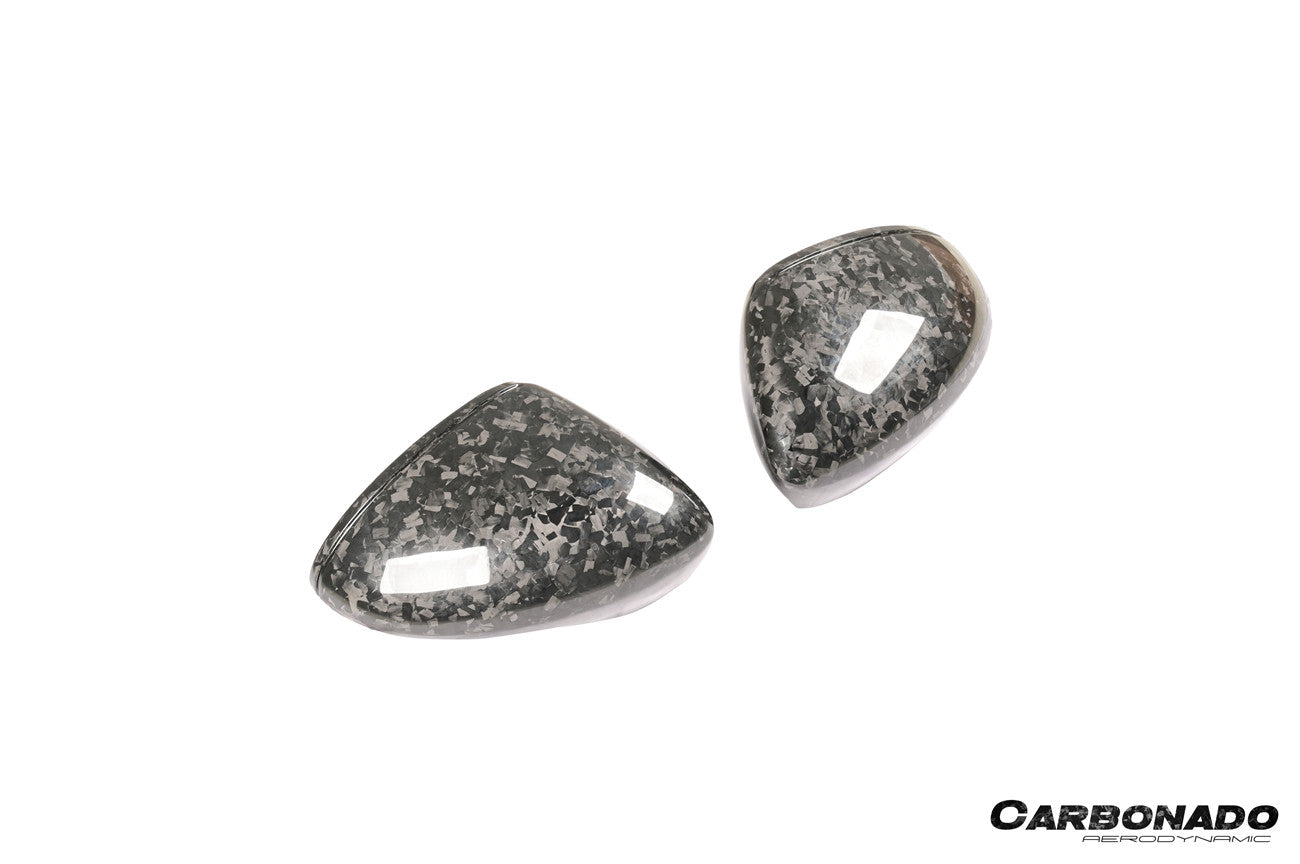 2017-2025 Porsche Panamera 971.1 971.2 976 OEM Style Autoclave Carbon Fiber Mirror Housing Replacement | Fits S, 4S, GTS, Turbo, Turbo S, E‑Hybrid, SportTurismo LHD