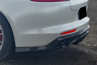 2017-2023 Porsche Panamera 971 KDA Style Dry Carbon Fiber Rear Diffuser