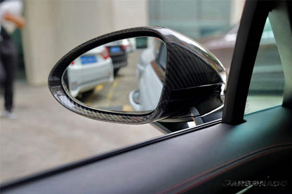 2017-2025 Porsche Panamera 971.1 971.2 976 OEM Style Autoclave Carbon Fiber Mirror Housing Replacement | Fits S, 4S, GTS, Turbo, Turbo S, E‑Hybrid, SportTurismo LHD