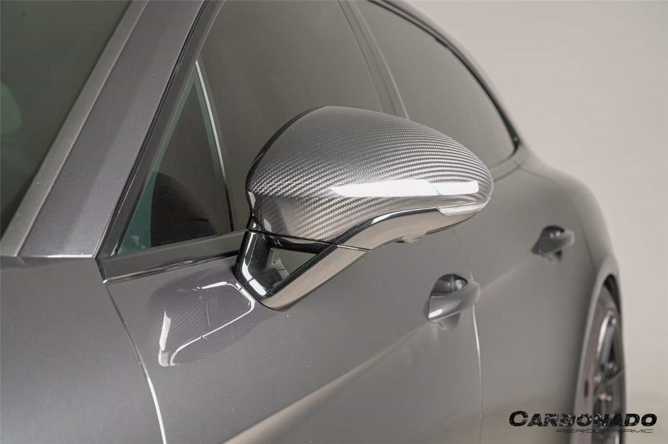 2017-2025 Porsche Panamera 971.1 & 971.2 & 976 OEM Style Dry Carbon Fiber Mirror Housing - Carbonado