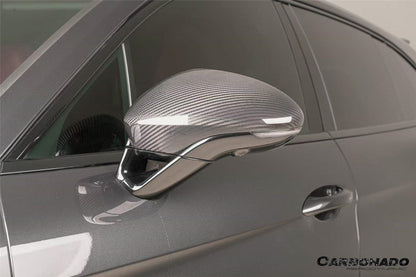 2017-2025 Porsche Panamera 971.1 & 971.2 & 976 OEM Style Dry Carbon Fiber Mirror Housing - Carbonado