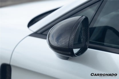 2017-2025 Porsche Panamera 971.1 971.2 976 OEM Style Autoclave Carbon Fiber Mirror Housing Replacement | Fits S, 4S, GTS, Turbo, Turbo S, E‑Hybrid, SportTurismo LHD