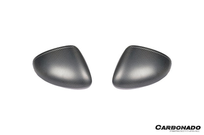 2017-2025 Porsche Panamera 971.1 971.2 976 OEM Style Autoclave Carbon Fiber Mirror Housing Replacement | Fits S, 4S, GTS, Turbo, Turbo S, E‑Hybrid, SportTurismo LHD