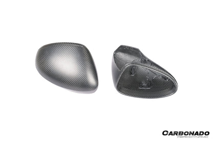 2017-2025 Porsche Panamera 971.1 971.2 976 OEM Style Autoclave Carbon Fiber Mirror Housing Replacement | Fits S, 4S, GTS, Turbo, Turbo S, E‑Hybrid, SportTurismo LHD