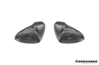 2017-2025 Porsche Panamera 971.1 971.2 976 OEM Style Autoclave Carbon Fiber Mirror Housing Replacement | Fits S, 4S, GTS, Turbo, Turbo S, E‑Hybrid, SportTurismo LHD