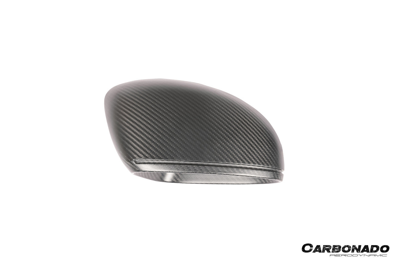 2017-2025 Porsche Panamera 971.1 971.2 976 OEM Style Autoclave Carbon Fiber Mirror Housing Replacement | Fits S, 4S, GTS, Turbo, Turbo S, E‑Hybrid, SportTurismo LHD