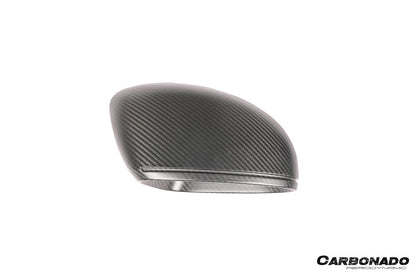 2017-2025 Porsche Panamera 971.1 971.2 976 OEM Style Autoclave Carbon Fiber Mirror Housing Replacement | Fits S, 4S, GTS, Turbo, Turbo S, E‑Hybrid, SportTurismo LHD