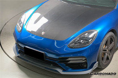 2017-2023 Porsche Panamera 971 4S    Turbo    SD    GTS OEM Style Dry Carbon Fiber Hood