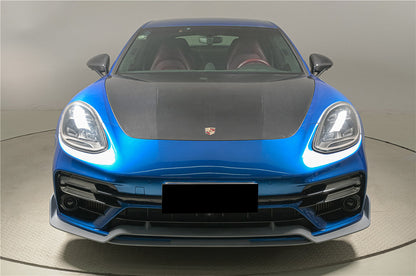 2017-2023 Porsche Panamera 971 4S & Turbo & SD & GTS OEM Style Dry Carbon Fiber Hood - Carbonado
