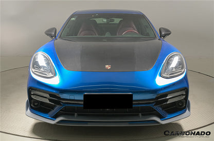 2017-2023 Porsche Panamera 971 4S & Turbo & SD & GTS OEM Style Dry Carbon Fiber Hood - Carbonado