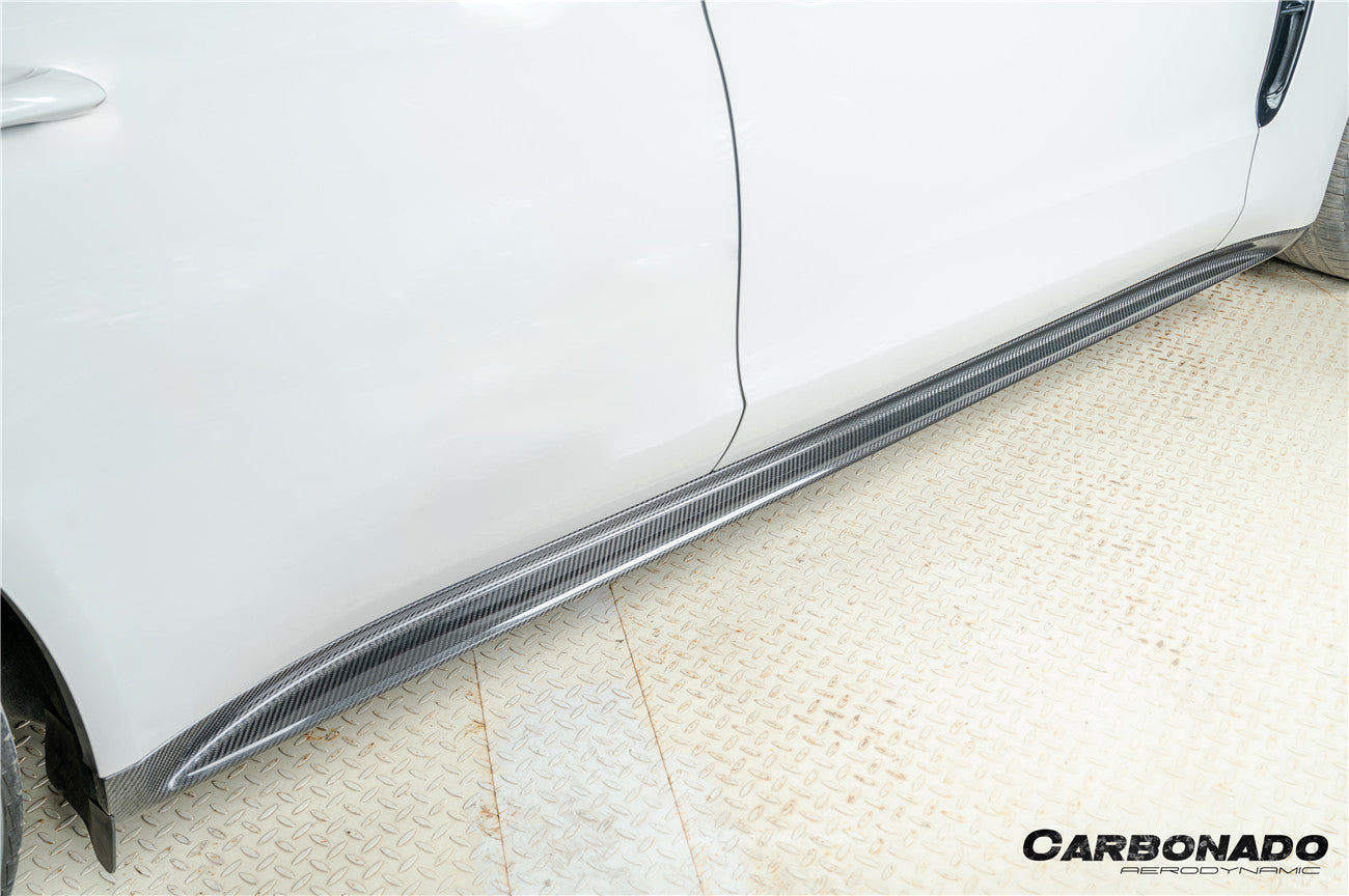 2017-2023 Porsche Panamera 971 SD Style Dry Carbon Fiber Side Skirts